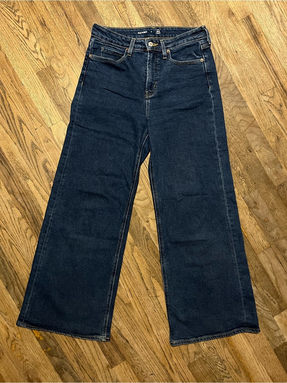 Old navy sky-hi wide leg jeans